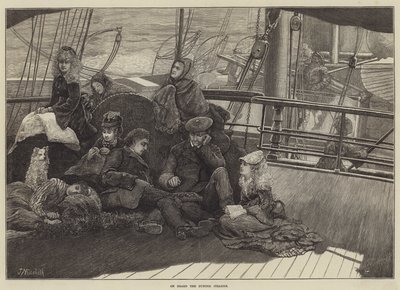 On Board the Dundee Steamer by James Macbeth